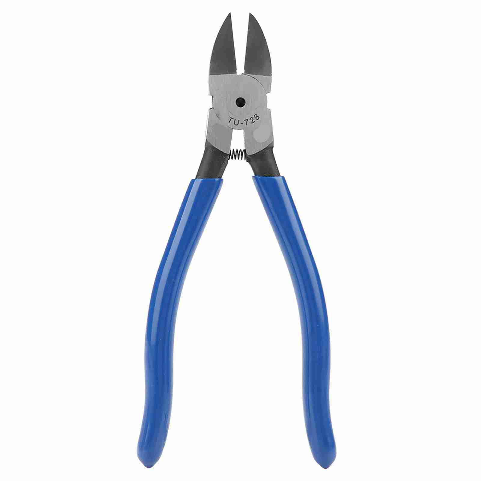 

18cm Diagonal Pliers Multi Functional Electrical Wire Cable Cutters Cutting Side Snips Flush Nipper Hand Tools Blue синий