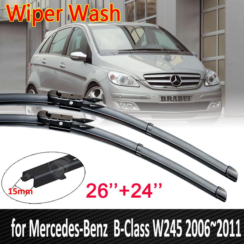 

Автомобильные щетки стеклоочистителей для Mercedes Benz B Class B-Class W245 2006 ~ 2011 2007 2008 2009 2010 передние дворники автомобиля