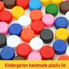 Colored Plastic Bottle Caps for DIY Creative Puzzles & Crafts