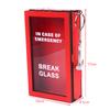 Funny Break In Case Emergency Gift Box With Hammer Gift Packaging Case Red Gag Gift Organizer For Birthday Holiday