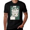Mushroom Head Cat Tshirt Holiday All Match Tshirt