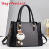 Pu Multilayer Handbag With Contrast Splicing For Daily Casual Use