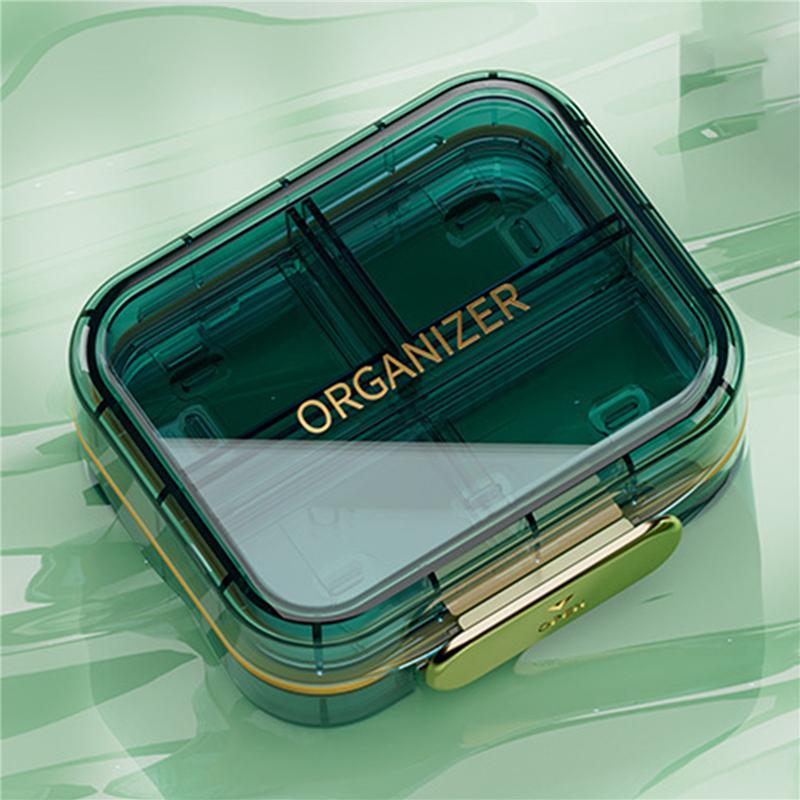 Mini Dispensing Environmental Protection Moisture-Proof Travel Independent Pill Portable Multi-cell Pill Box Packing Storage