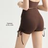 Women's High-Waisted Butt-Lift Yoga Shorts, Nude Feel, Three-Quarter Length