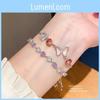 Zircon Butterfly Adjustable Bracelet For Women With Elegant Style And Gift Option