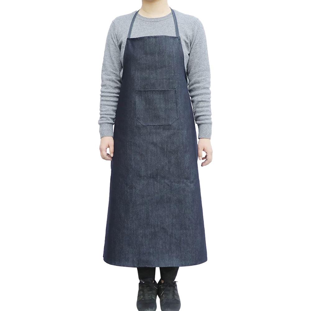 New Unisex Cowboy Apron Wear-resistant Thickened Work Apron With 1 Pockets Waiter Apron