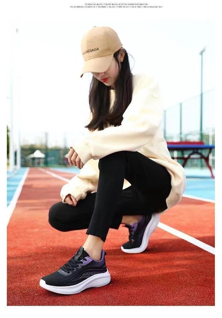 Scarpe da Corsa da Donna in Rete Traspirante Ultraleggere - Antiscivolo, Resistenti all'Usura, Sneakers Versatili per Primavera/Estate