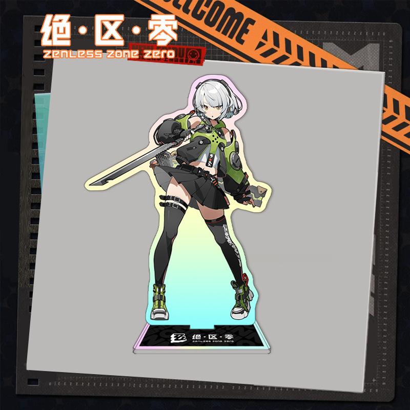 Zenless Zone Zero Nicole Demara Zhu Yuan Anime Acrylic Stand Sign Ellen Joe Ben Bigger Collect Desktop Decoration Keychain Gifts