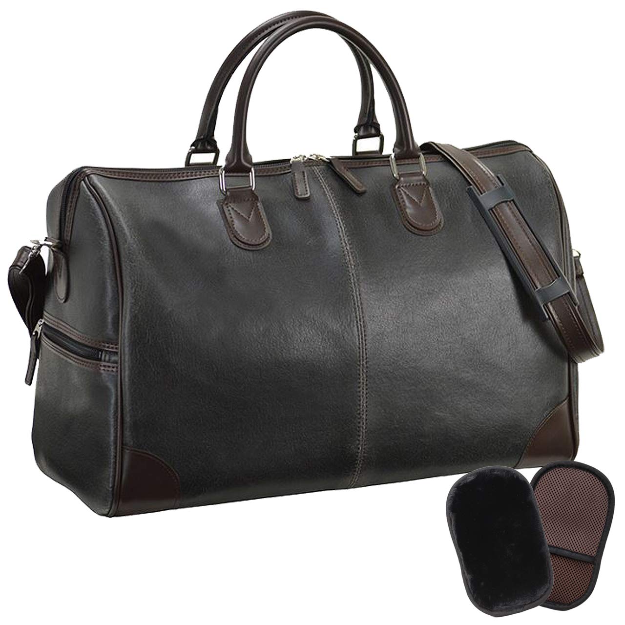 

Toyooka Boston old leather travel 43cm mouton gloves [Hirano Bags] craftsmanship, Japanese-made bag, look, bag, unisex, + (black) чёрный