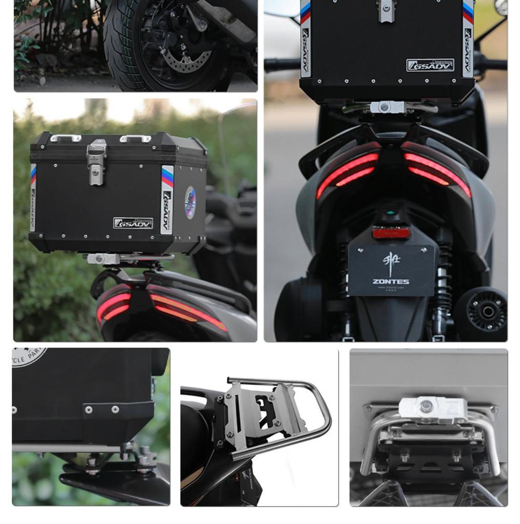 Aluminum Alloy Tail Box Guard Bar & Quick Release Rack for Zongshen 350D