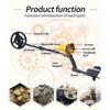 GTX5030 Professional Underground Metal Detector Pinpointer Gold Treasure Hunter LCD Screen Deep Power Coils