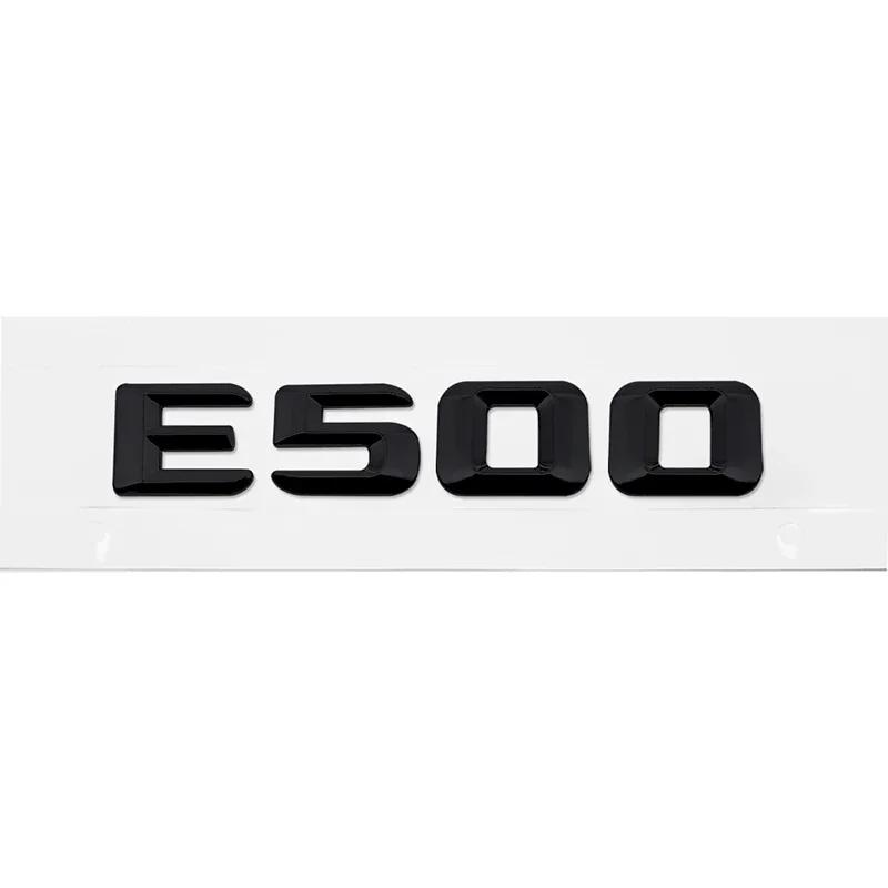 Car Rear Trunk Number Letter Sticker Tail Box Emblem Badge for Mercedes Benz E Class E300 E320 E350 E400 E420 E430 E500 E550 ooo1