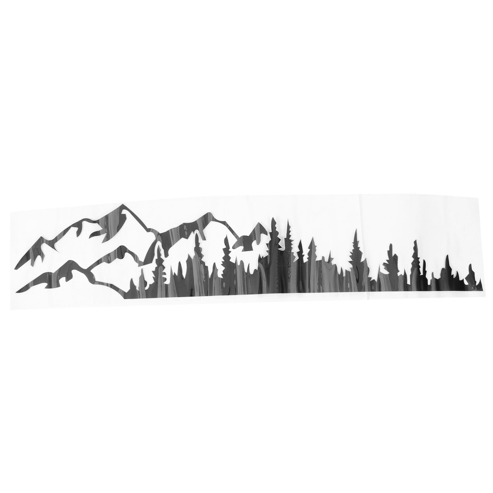 

GRADENEVE Car Sticker Bumper Sticker Mountain Decal Vehicle Body Sticker Car Decal Mountain Sticker 100.00X20.00X0.20CM чёрный