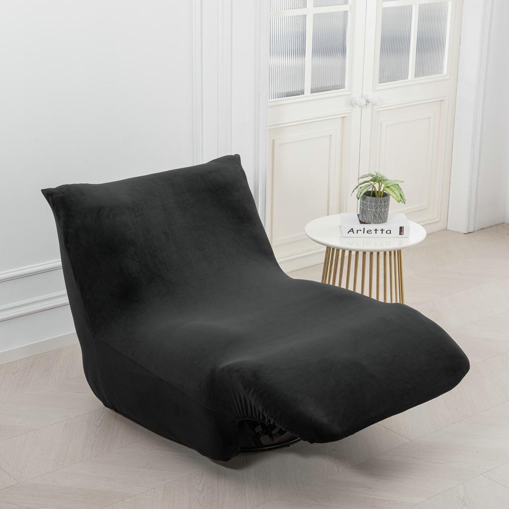 Coperture per Divano Basso Senza Braccioli in Velluto Elasticizzato Copertura Singola per Divano Copertura Protettiva Slipcover per Divano da Salotto Copertura Integrale per Soggiorno