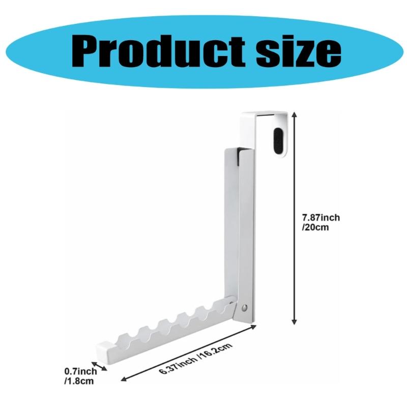 Over The Door Drying Rack Laundry Room Hanging Rack Folding Clothes Hanger Laundry Hanging Coat Rack Clothes Organizers