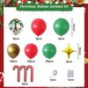 Festive Gingerbread Man & Candy Cane Balloon Arch Set