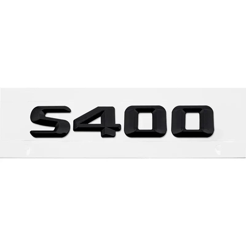 adrjhr1 For Mercedes Benz Modified 3D Car Letter Sticker Rear Trunk Tail Decorative Badge Emblem for Mercedes Benz S400 S420 S430 S450 S