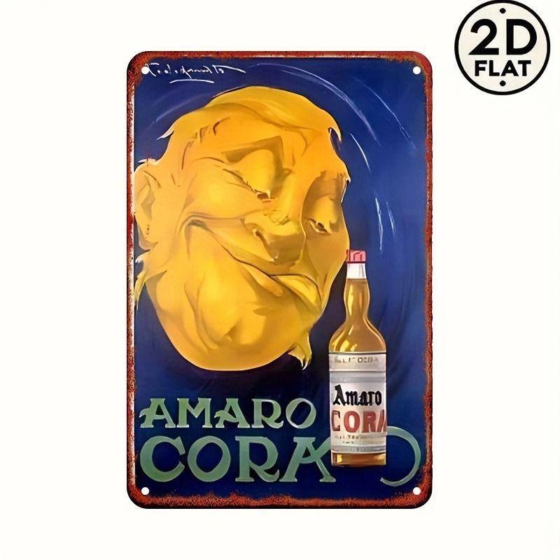 Vintage Drinks Wall Poster Metal Tin Sign 20x30cm