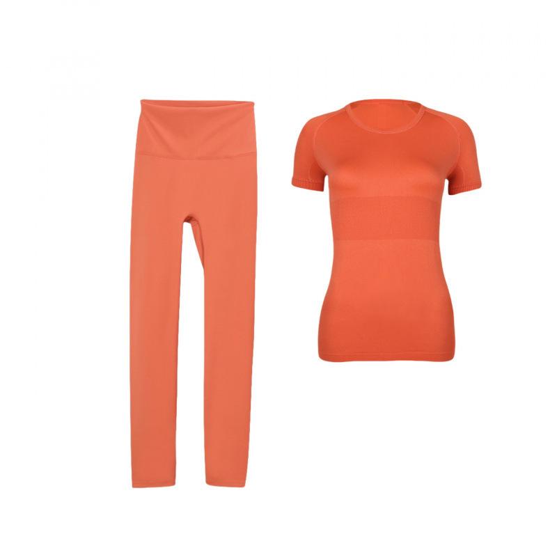 

Lulu Original Tag Cropped Pants 3.0 & Short Sleeve Sports Set: Women s Quick-Dry Round Neck T-Shirt for Running & Training. XXXL