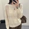 Tops for Women Pullover Women Autumn Winter Thickened Pullover Warm Knitted Stretchy Long Sleeve Oversize Jumper Tops