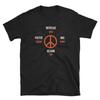Birthplace Earth Race HuUnisex Peace Sign T Shirt Religion Love Politics Freedom Inspirational Kindness Vintage Washed