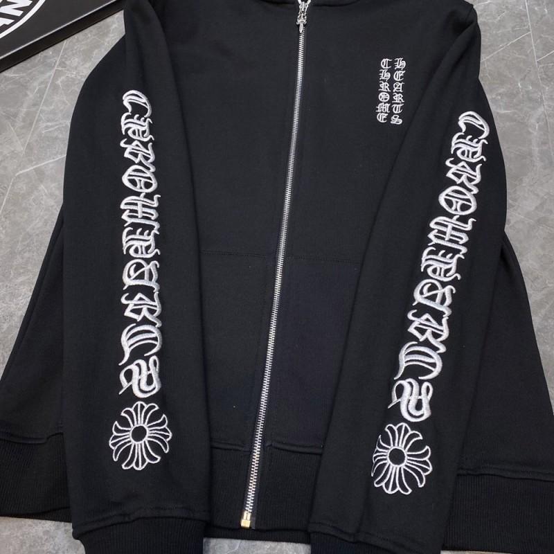 21SS Heavyweight Cotton Zip-Up Hooded Sweatshirt Mens Slim Fit Casual Streetwear