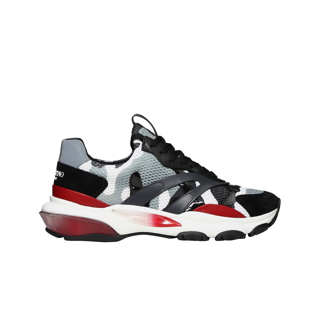 

Valentino Camouflage Bounce Sneakers Black Red EU 42