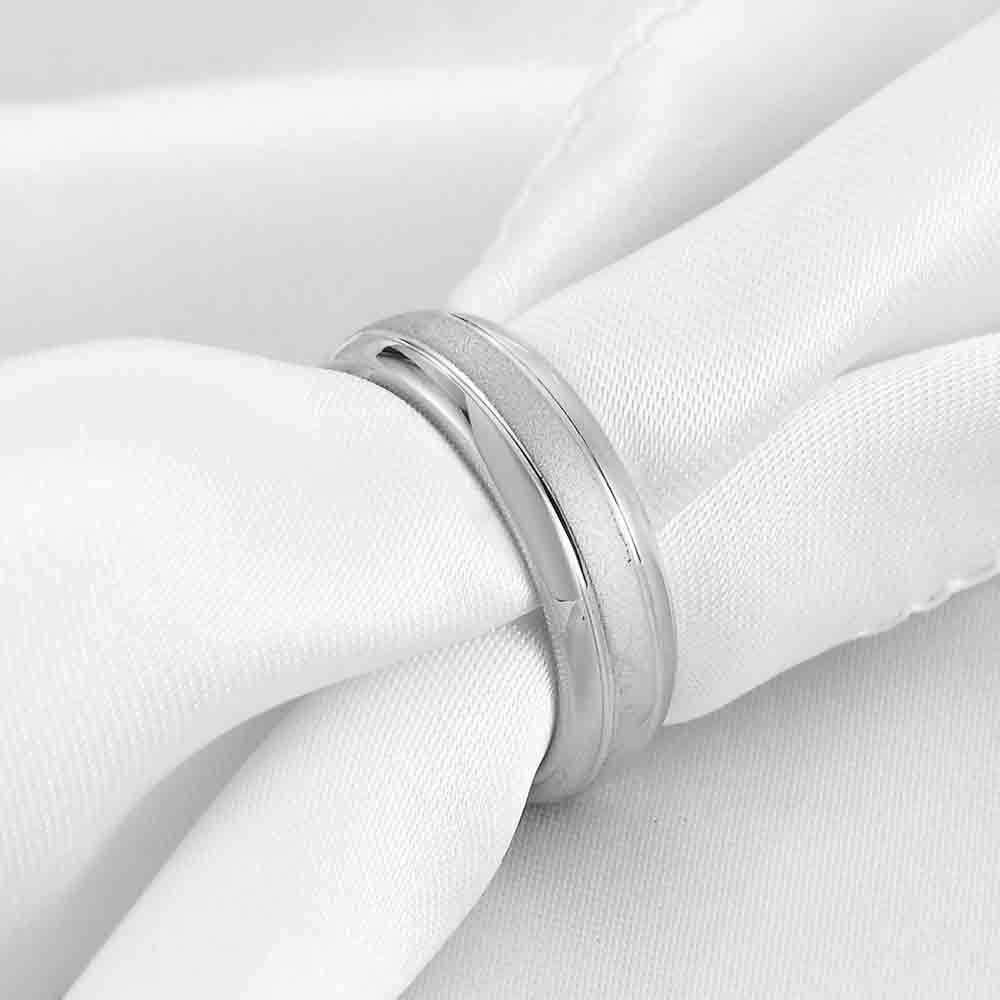 6MM Matter Wolframring Paar Eheringe Schlichter Unisex-Ring für Männer Frauen