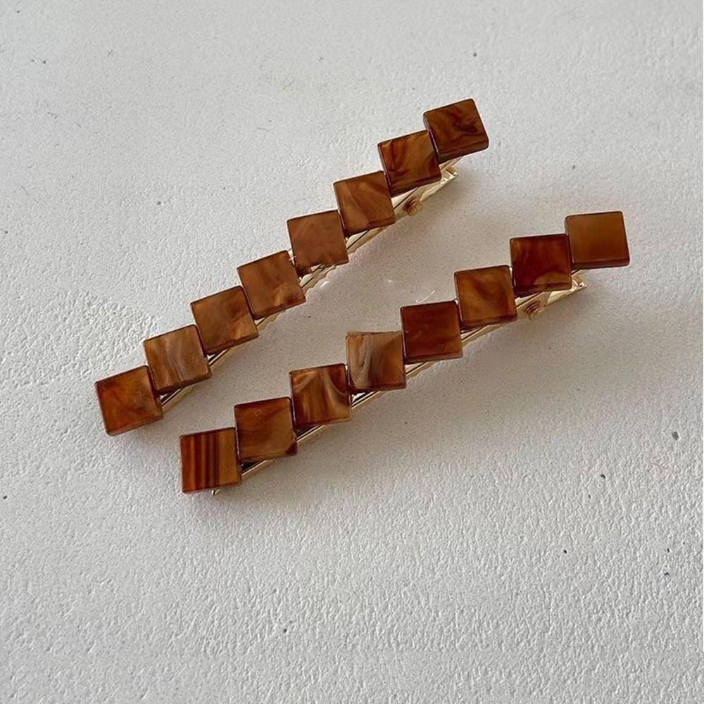 

Зажим для волос квадратной формы с уксусной кислотой, головной убор в корейском стиле, женские аксессуары для волос, заколка для волос для девочек