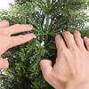 Artificial Topiary Cedar Trees, 2 Set 914mm Faux Pine Shrubs Plants, Fake Silk Tree Look Real, Easy Assembly for Decor Front Porch Outdoor Patio