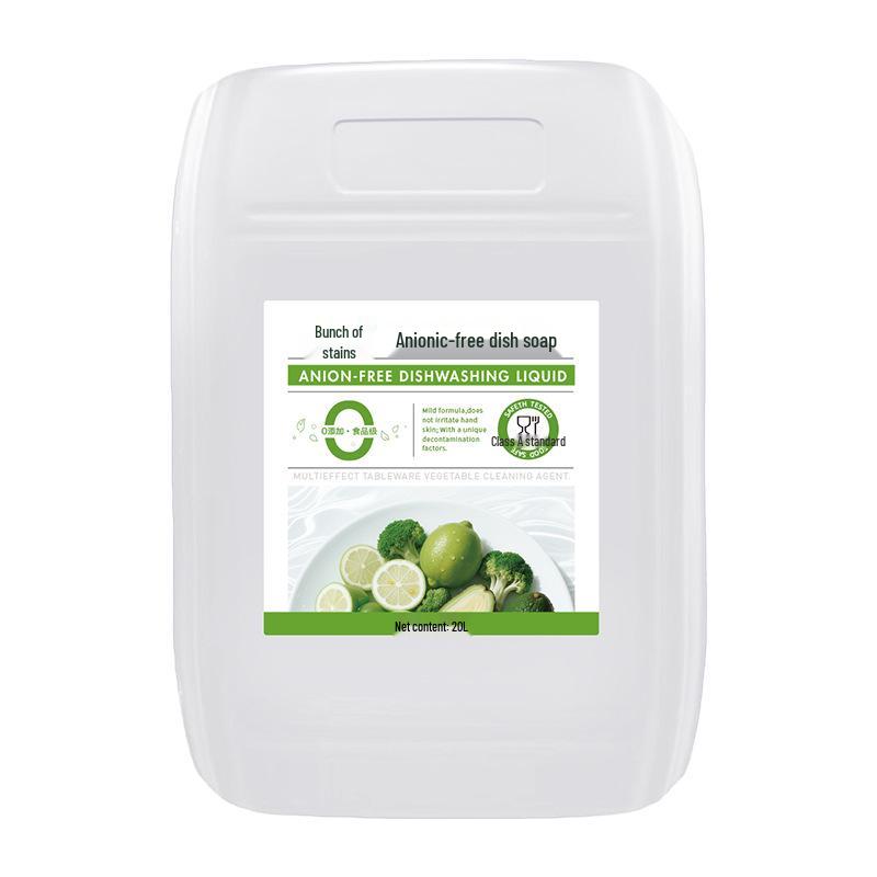 Custom 20KG Anion-Free Food Grade Dish Soap for Kitchen & Produce