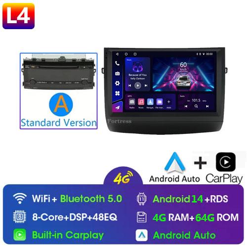 9''Android 14 Car Radio for Toyota Prius 20 2003-2009 GPS Head Unit Car Radio Multimedia Video Player Wifi 8+128G Carplay
