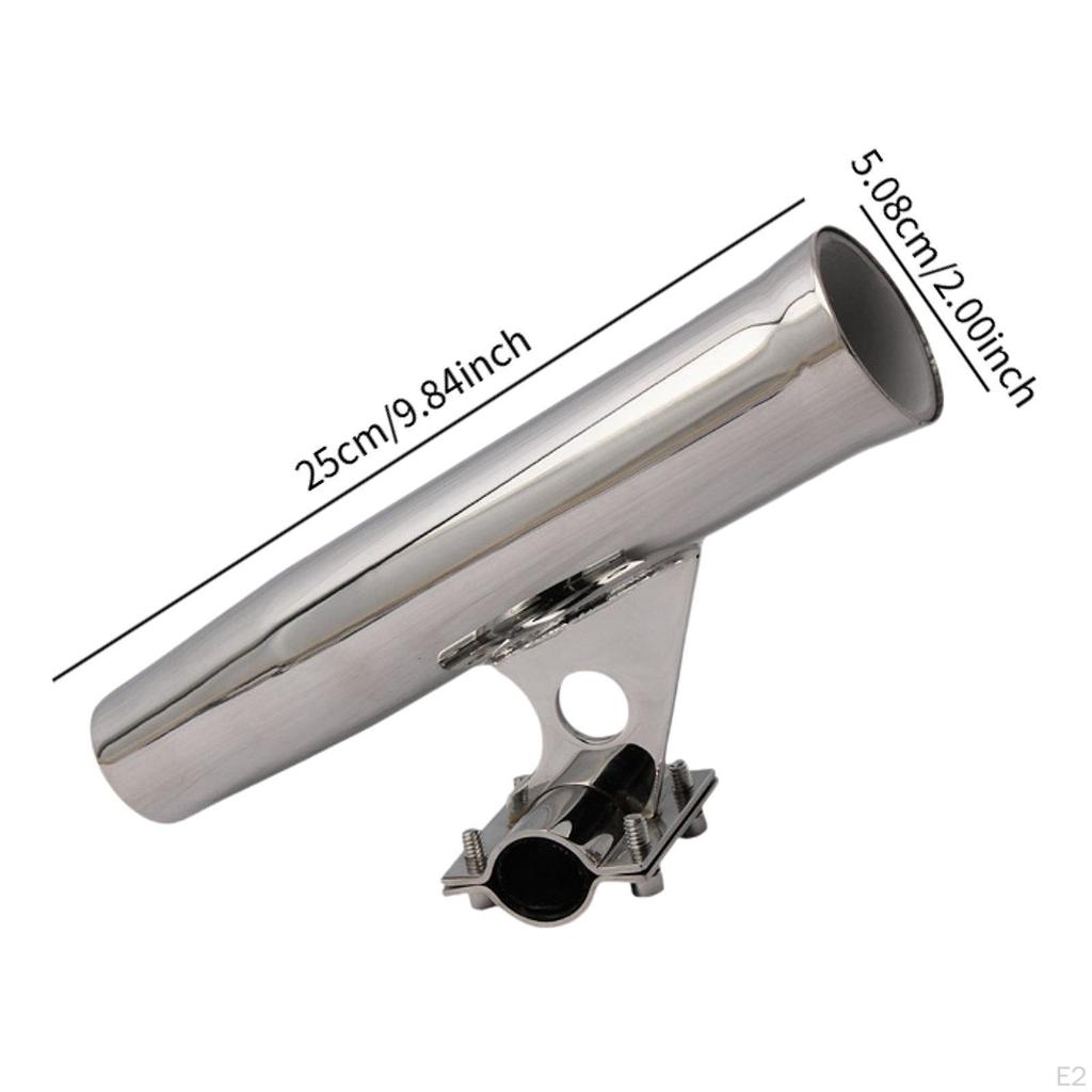 Σφιγκτήρας για Καλαμοθήκη Ψαρέματος Αξεσουάρ Σκάφους Πολυλειτουργική Βάση Υλικό Ανοξείδωτο Ατσάλι Ράγα