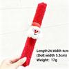 Christmas Plush Snap Bracelet - Festive Wrist Decor
