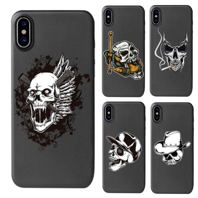 

iPhone13 Pro Halloween Skull Knight Cross-Embossed Apple 15 Phone Case 14 Pro Max