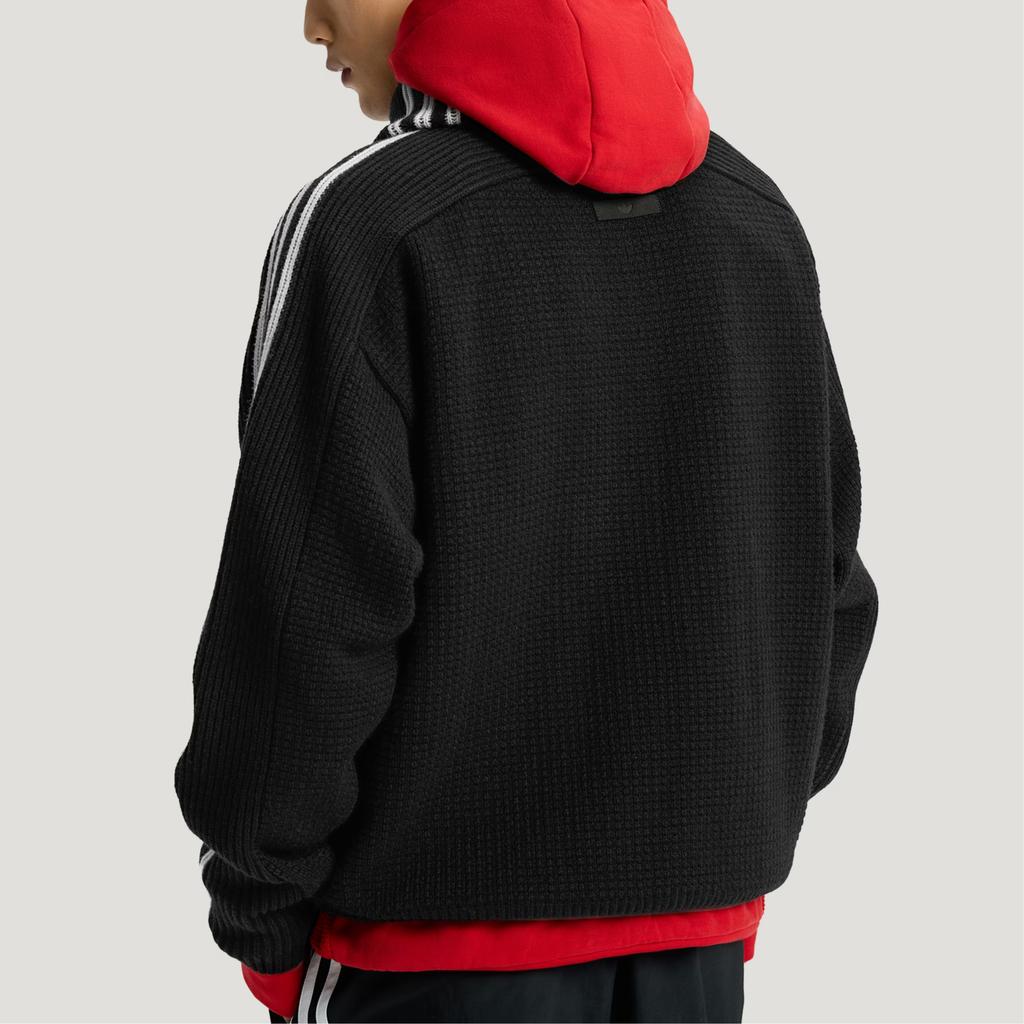 Adidas Originals FW25 Premium 3S Knitwear Half-Zip Sports Sweater Unisex Sweater KS5340
