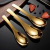 1Pc 304 Stainless Steel Serving Spoons Rust-Resistant Long Handle For Easy Use With Soup Porridge Kitchen Essential Tools