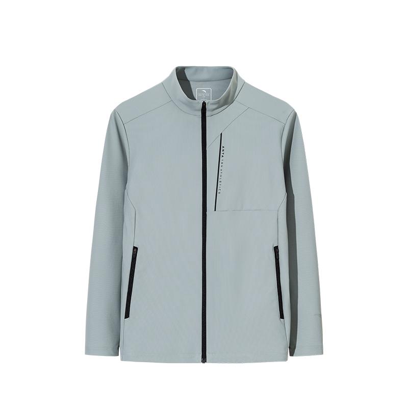 Anta Comfortable Stand Collar Simple Letter Versatile Casual Jacket Men Jacket 152537707-1