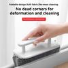 Cleaning Brush Microfiber Wiping Cloth Soft Traceless PP Brush Body Detachable Washable Foldable Design