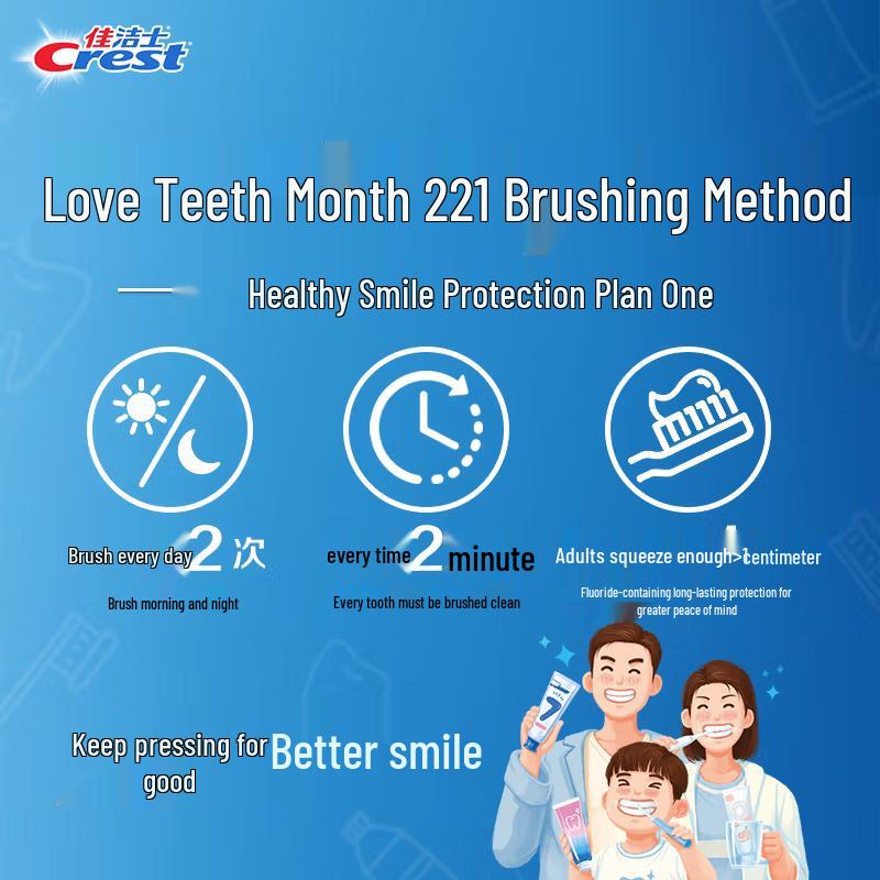 Crest Whitening & Oral Care Toothpaste Set