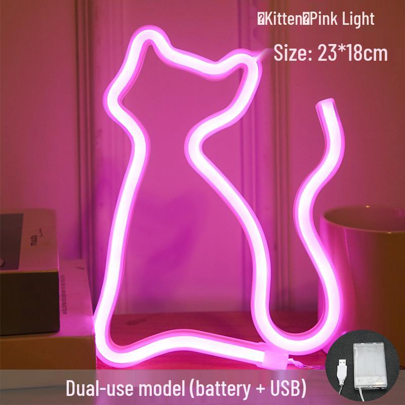 Trendy LED Neon Night Light Sign for Wall Décor