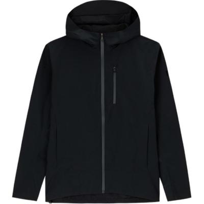Casual Hooded Zip-Up Long Sleeve Jacket Men Jackets Basic-Black 152437627-4
