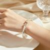 925 Sterling Silber Neuer Chinesischer Stil Schmetterling Blume Süß Mattiertes Armband für Damen Schmuck Geschenk Dropshipping