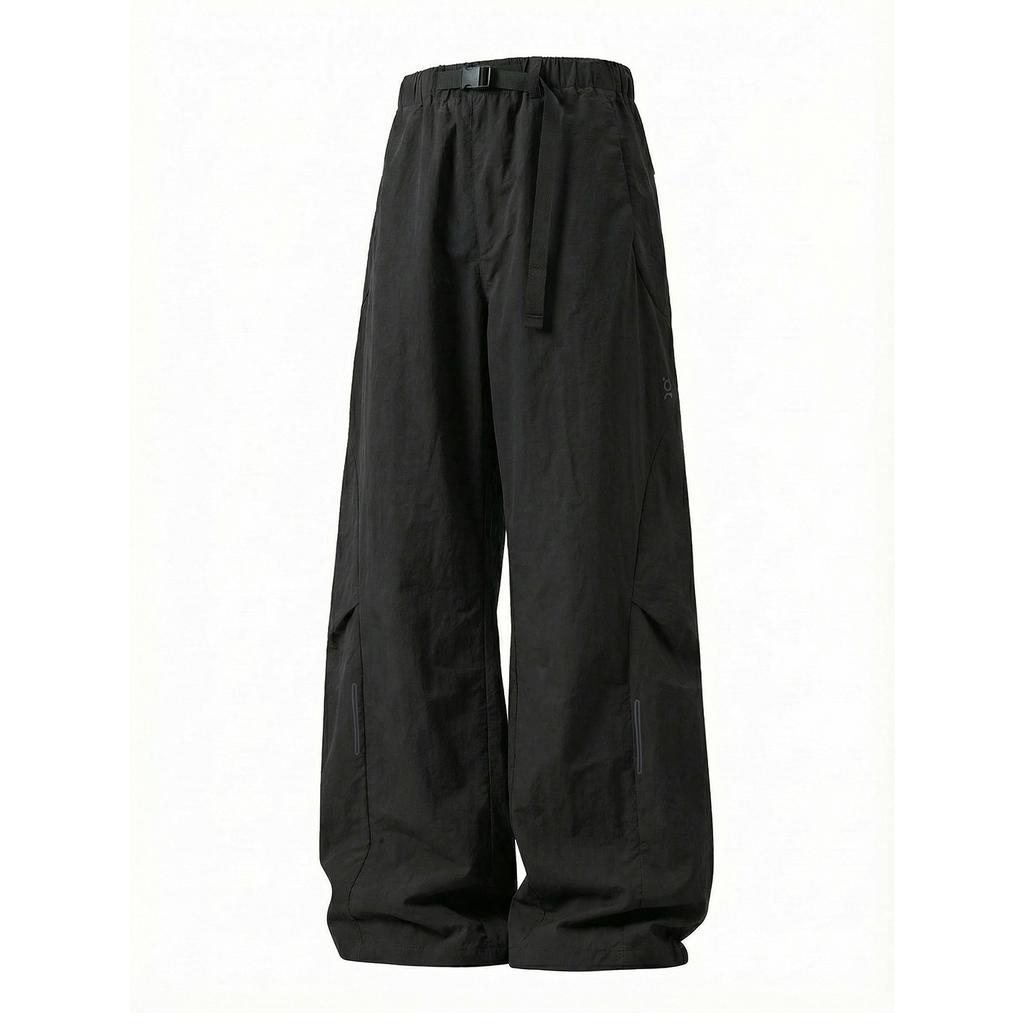Pantaloni da Paracadutista Uomo Deostrutturati a Pieghe Sdoppiate Funzionali da Esterno Resistenti all'Acqua Casual Cargo Lunghi
