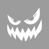 Happy and Evil Devil Smile Decals & Bumper Creative&funny Stickers for Cartoon Fans&lover,high Quality for Car Trucks Motorcycle