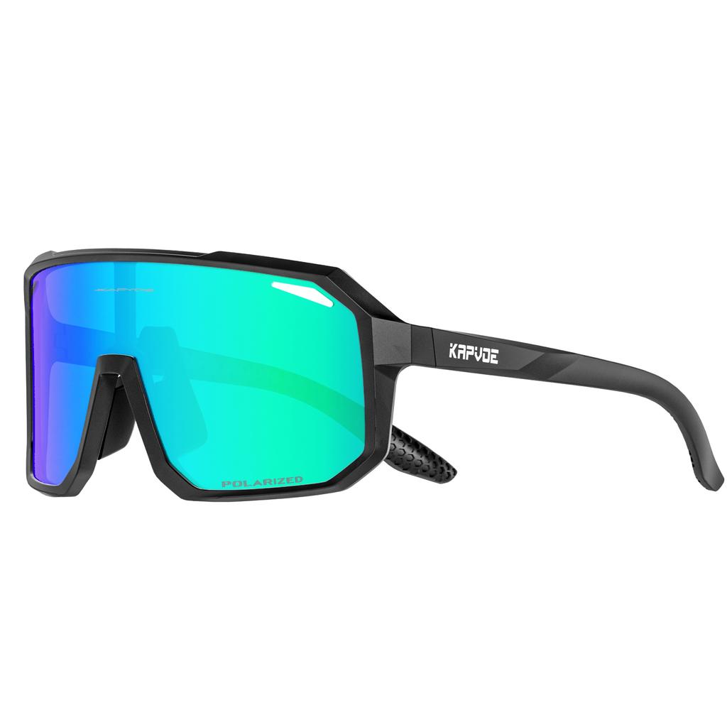 Lunettes de Soleil Sportives Polarisées Kapvoe pour Homme Lunettes de Vélo Photochromiques Lunettes de Vélo d'Extérieur pour Vélo VTT UV400