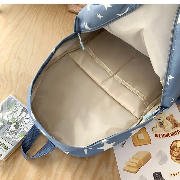 Sac à Dos Étoile pour Femmes Hommes Sac à Dos Étoile pour Ordinateur Portable Sac Collège Sac de Voyage Mignon Sac d'Étudiant Retour à l'École Sac à Dos Décontracté