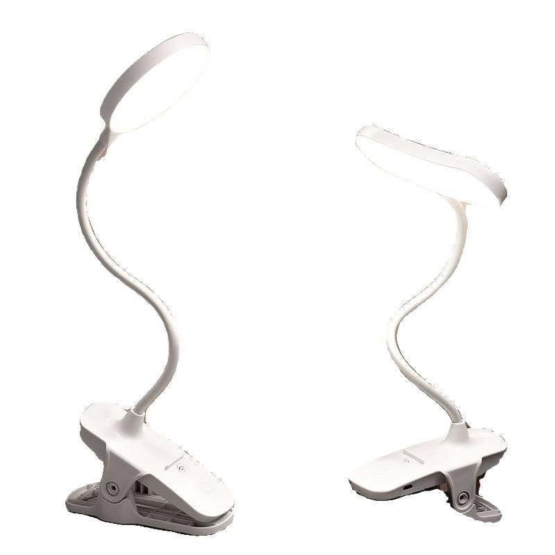 Multi-color Eye Protection Clip-on Desk Lamp with Touch Charging and Long Battery Life