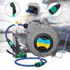 Auto Hose Reel Gas Drum With PU Clip Yarn Auto Repair Pneumatic Tool Air Guns Steam Car Washer Clean Sprayer Wall Mounted 31X28cm