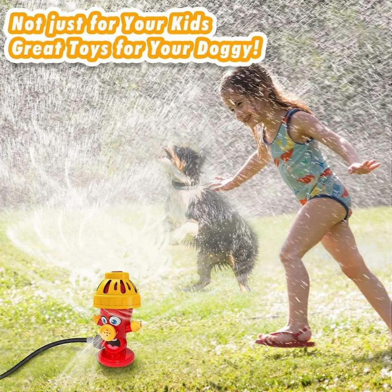 1 Set Water Sprinkler Baseball Game Toy Helicopter Cactus Snail Stump Summer Outdoor Garden Backyard